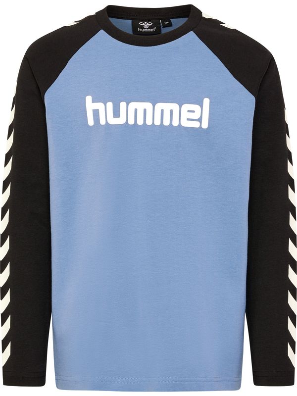 Hummel Hummel Funkcionalna majica  moder denim / črna / bela