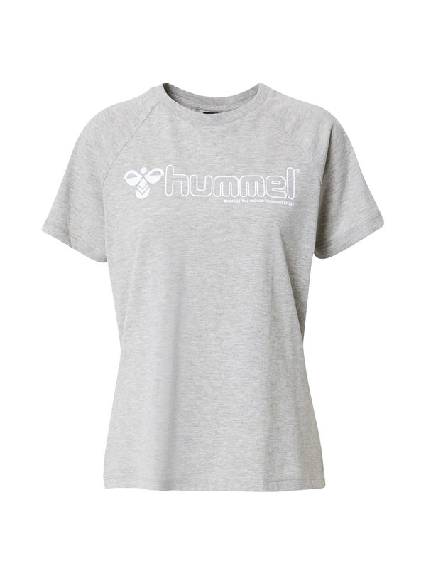 Hummel Hummel Funkcionalna majica 'Noni 2.0'  siva / bela