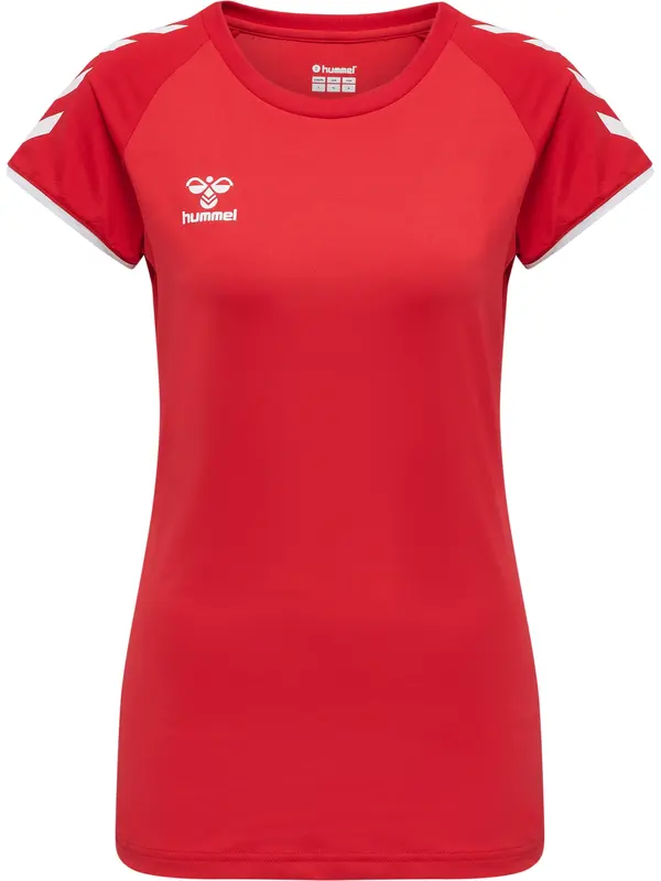 Hummel Hummel Funkcionalna majica  ognjeno rdeča / bela