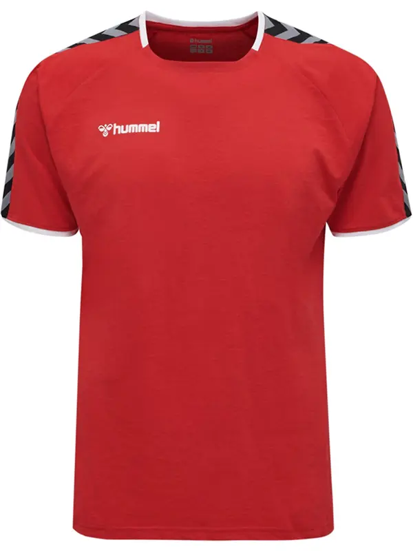 Hummel Hummel Funkcionalna majica  ognjeno rdeča / črna / bela