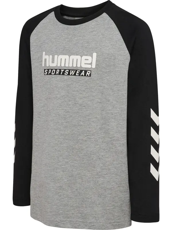 Hummel Hummel Funkcionalna majica  pegasto siva / črna / bela