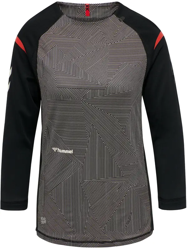 Hummel Hummel Funkcionalna majica 'Pro XK Game'  grafit / svetlo rdeča / črna / bela