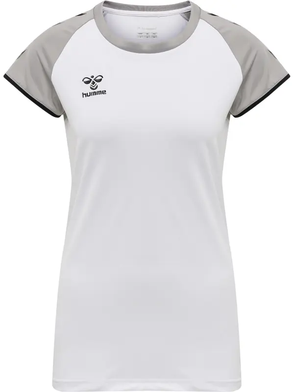 Hummel Hummel Funkcionalna majica  siva / črna / bela