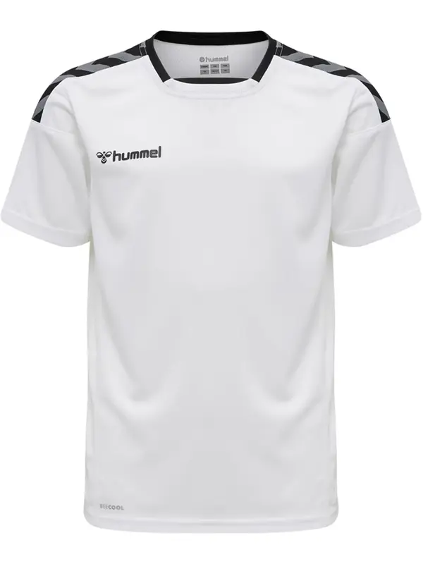 Hummel Hummel Funkcionalna majica  svetlo siva / črna / bela