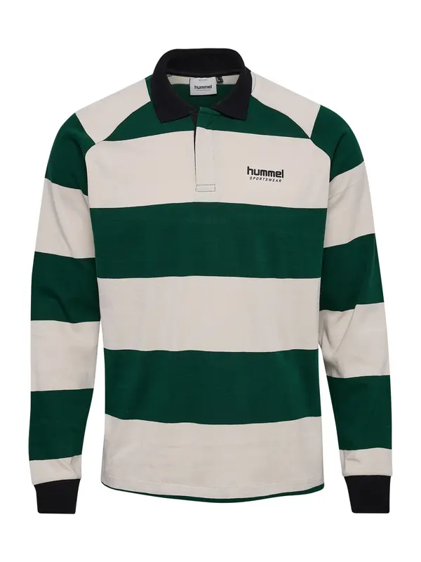Hummel Hummel Funkcionalna majica  temno zelena / off-bela