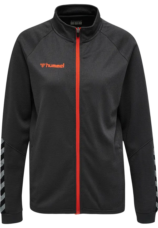 Hummel Hummel Jakna za trening 'Authentic'  antracit / temno siva / rdeča