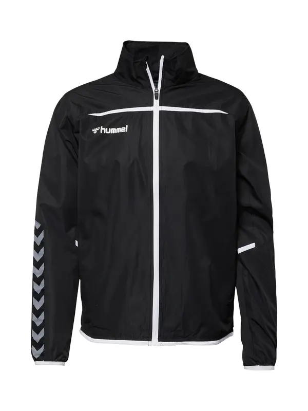 Hummel Hummel Jakna za trening 'Authentic'  srebrno-siva / črna / bela
