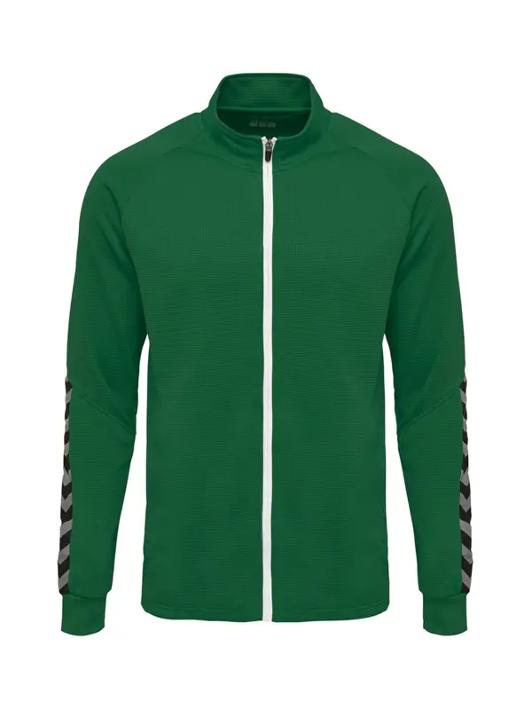 Hummel Hummel Jakna za trening 'Authentic'  svetlo siva / zelena / črna