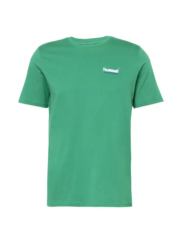 Hummel Hummel Majica 'Gabe'  travnato zelena / bela