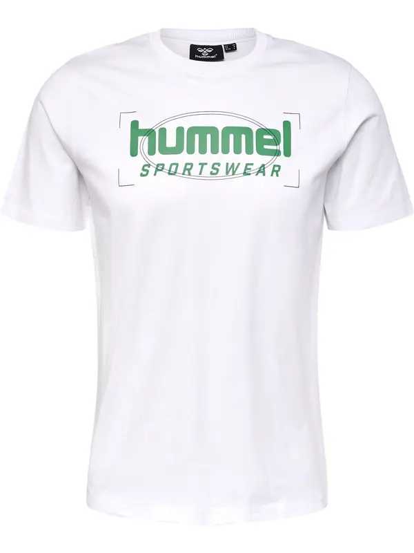 Hummel Hummel Majica 'Harry'  travnato zelena / črna / bela