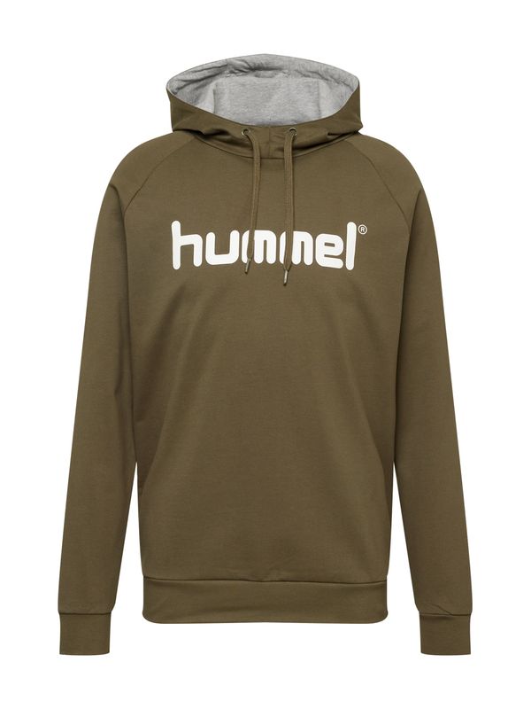 Hummel Hummel Majica  oliva / bela