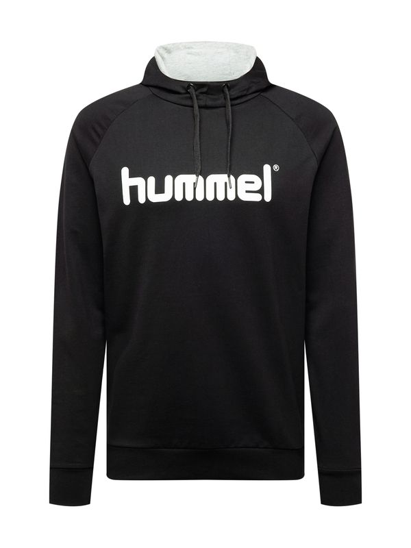 Hummel Hummel Majica  pegasto siva / črna / bela