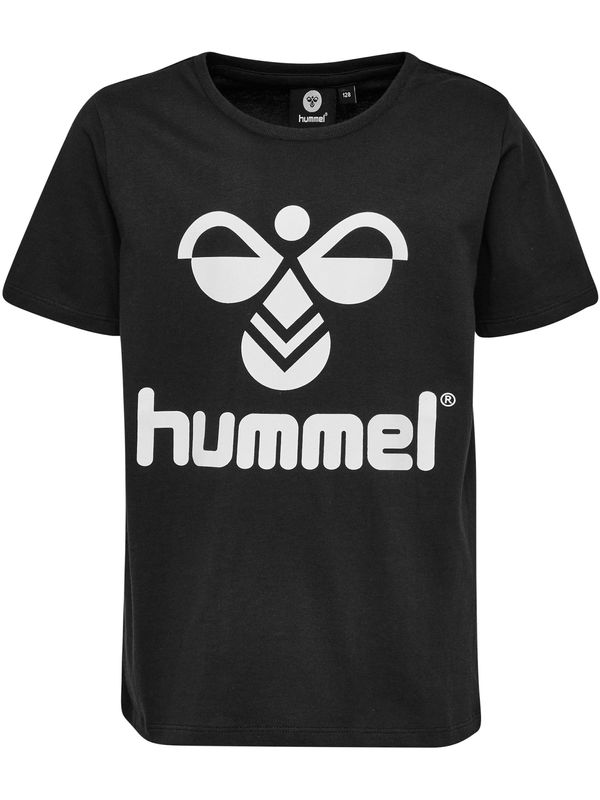 Hummel Hummel Majica 'Tres'  črna / bela