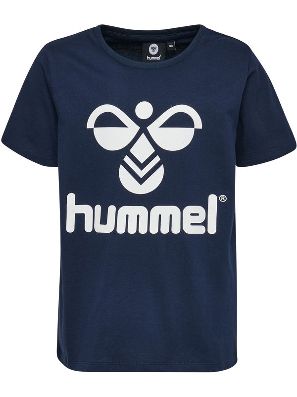 Hummel Hummel Majica 'Tres'  mornarska / bela