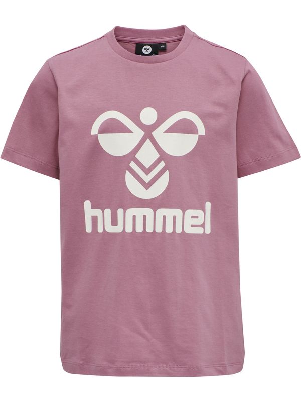 Hummel Hummel Majica 'Tres'  staro roza / bela