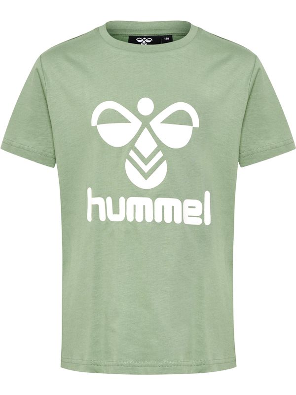 Hummel Hummel Majica 'Tres'  svetlo zelena / bela