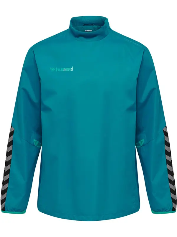 Hummel Hummel Športna jakna 'Authentic'  cijansko modra / siva / črna