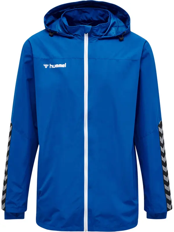 Hummel Hummel Športna jakna 'Authentic'  kraljevo modra / siva / črna / bela