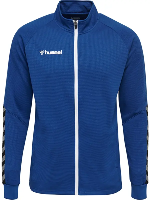 Hummel Hummel Športna jakna 'Authentic'  kraljevo modra / svetlo siva / črna / bela