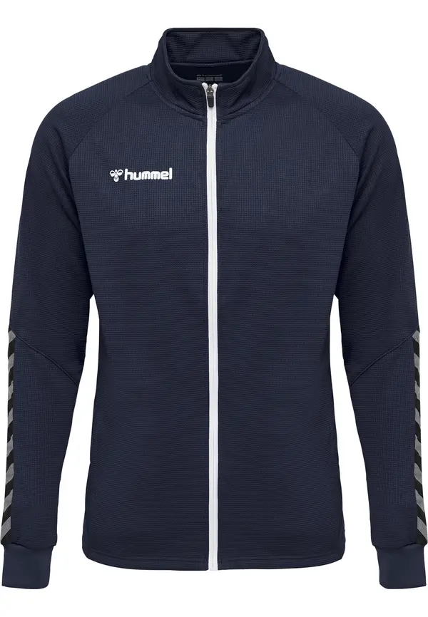 Hummel Hummel Športna jakna 'Authentic'  mornarska / siva / črna / bela