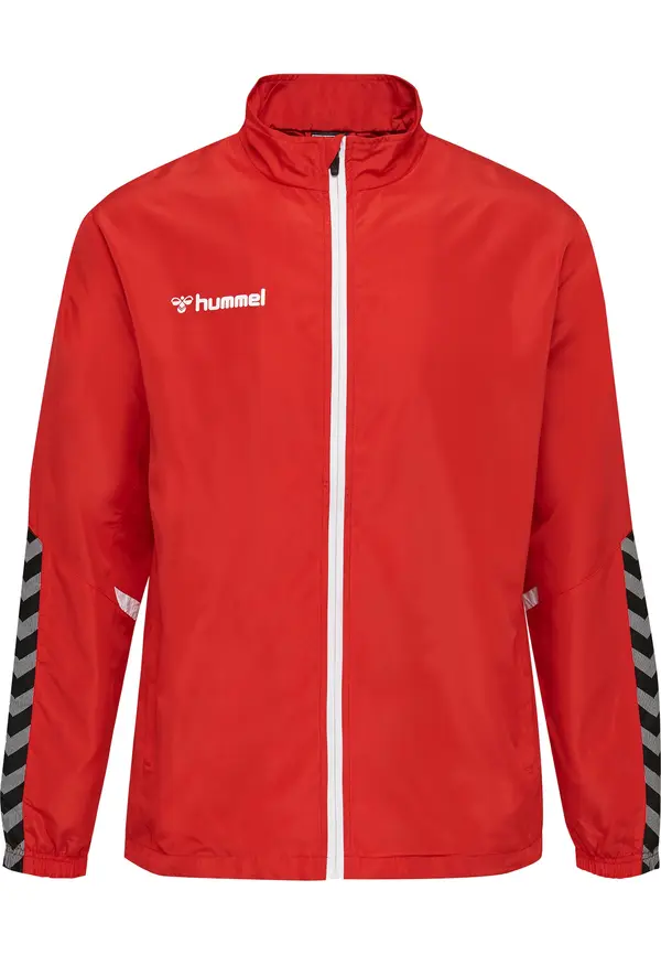 Hummel Hummel Športna jakna 'Authentic'  temno siva / rdeča / črna / bela