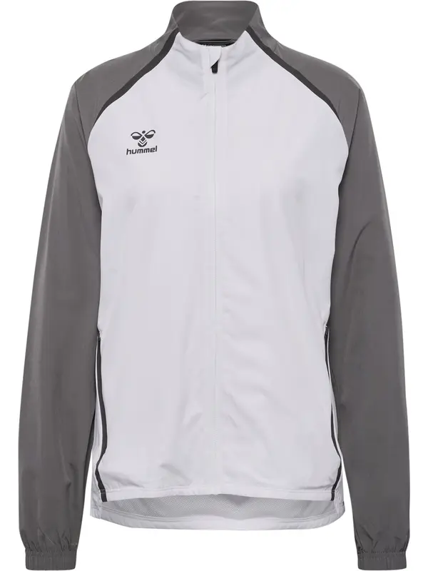Hummel Hummel Športna jakna 'Lead 2.0'  temno siva / črna / off-bela