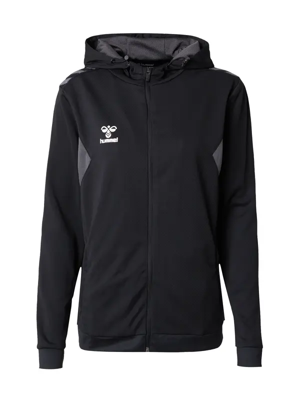 Hummel Hummel Športna jopa na zadrgo 'AUTHENTIC'  siva / bela