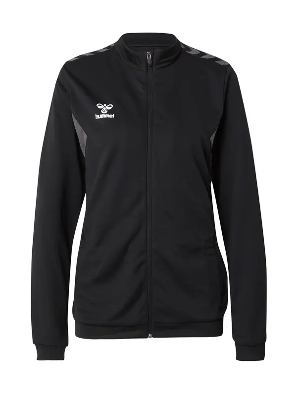 Hummel Hummel Športna jopa na zadrgo 'AUTHENTIC'  siva / črna