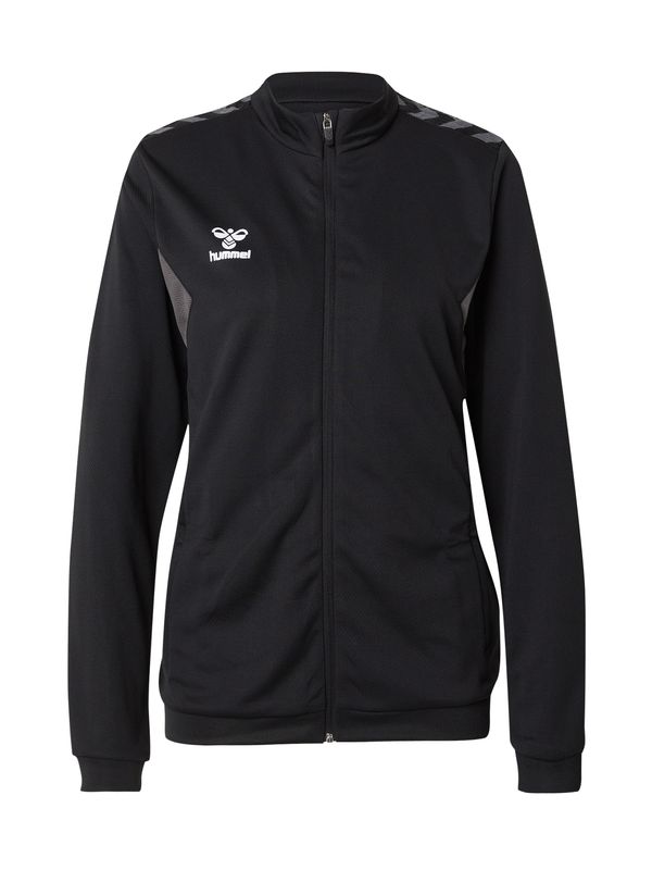 Hummel Hummel Športna jopa na zadrgo 'AUTHENTIC'  siva / črna