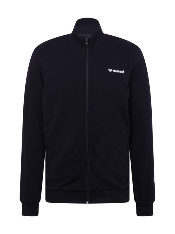 Hummel Hummel Športna jopa na zadrgo  črna / bela