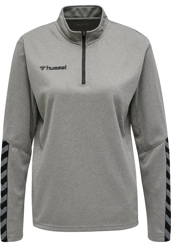 Hummel Hummel Športna majica 'Authentic'  kamen / črna
