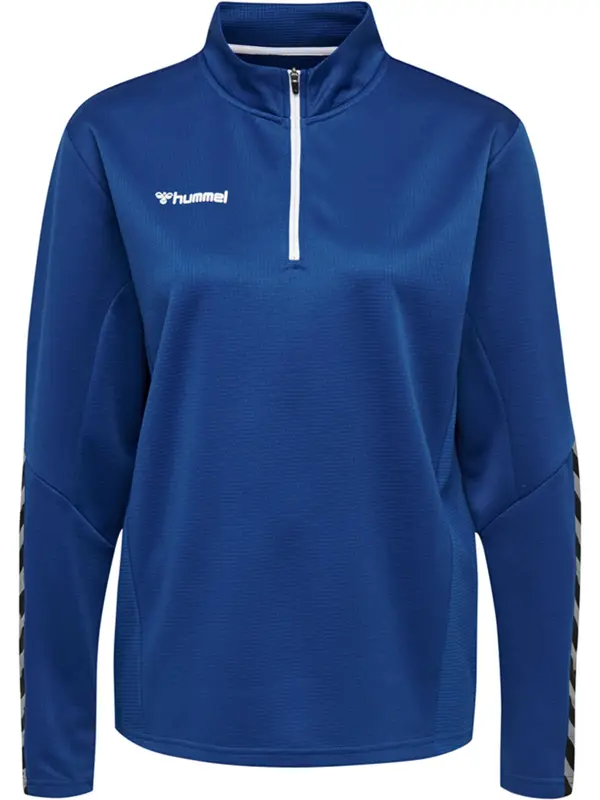 Hummel Hummel Športna majica 'Authentic'  kraljevo modra / siva / črna / bela
