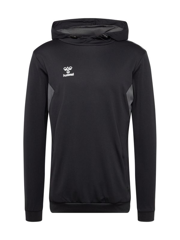 Hummel Hummel Športna majica 'Authentic PL'  siva / črna / bela