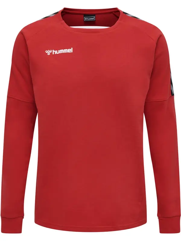 Hummel Hummel Športna majica 'Authentic'  rdeča / črna / bela
