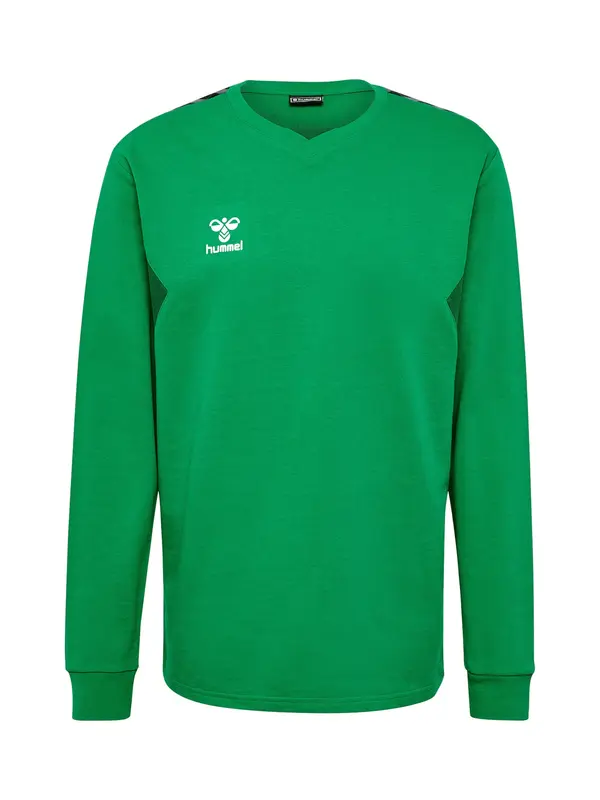 Hummel Hummel Športna majica 'Authentic'  zelena / bela