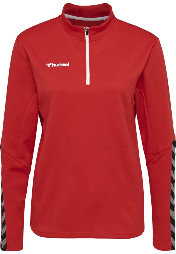 Hummel Hummel Športna majica 'Authentic'  živo rdeča / črna / bela