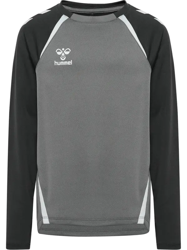 Hummel Hummel Športna majica 'Lead 2.0'  siva / temno siva / bela