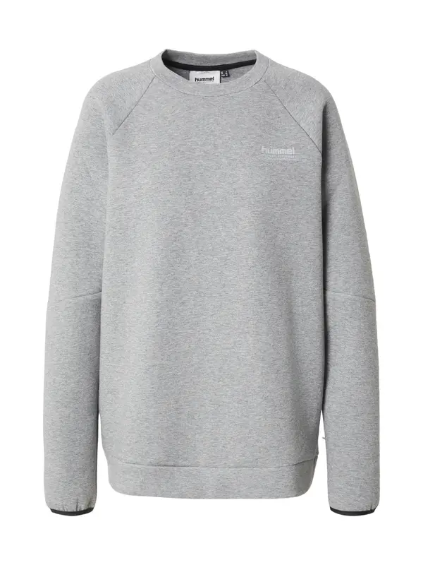 Hummel Hummel Športna majica 'Tech Fleece'  siva / črna