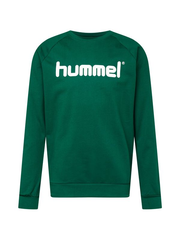 Hummel Hummel Športna majica  temno zelena / bela