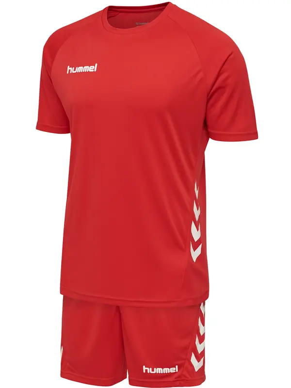 Hummel Hummel Športna trenirka 'Promo'  krvavo rdeča / bela