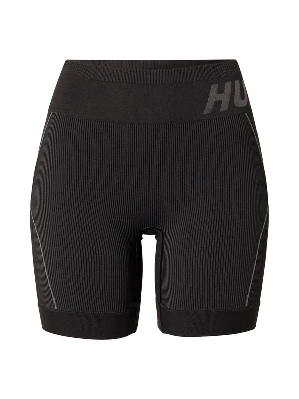 Hummel Hummel Športne hlače 'Christel'  dimno-siva / črna