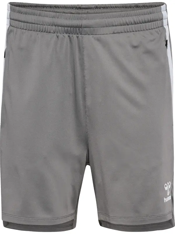 Hummel Hummel Športne hlače 'Lead 2.0'  siva / bela