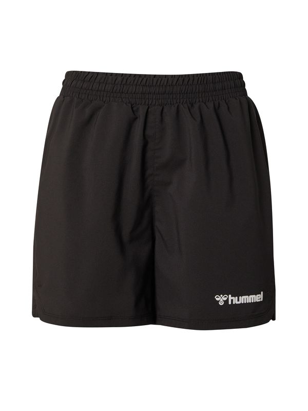 Hummel Hummel Športne hlače 'lRUN'  črna / bela