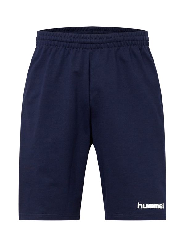 Hummel Hummel Športne hlače  nočno modra / bela