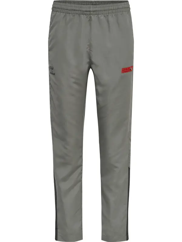 Hummel Hummel Športne hlače 'Pro Grid'  antracit / dimno-siva / rdeča