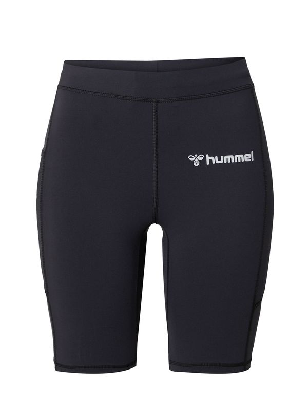 Hummel Hummel Športne hlače  svetlo siva / črna