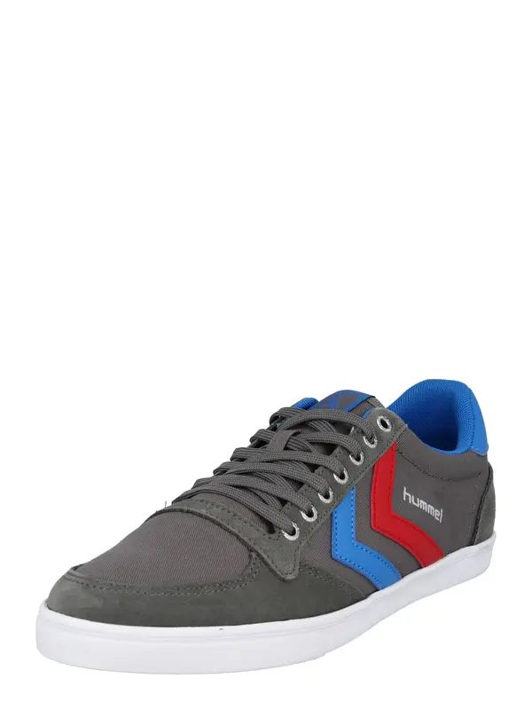 Hummel Hummel Športni čevelj 'Slimmer Stadil'  modra / srebrno-siva / temno siva / rdeča