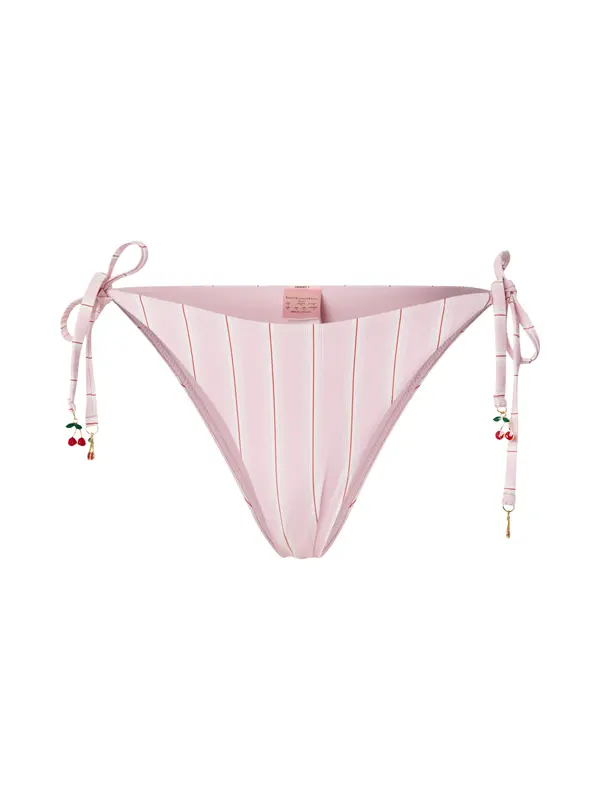 Hunkemöller Hunkemöller Bikini hlačke 'Corfu'  svetlo roza / rdeča / bela