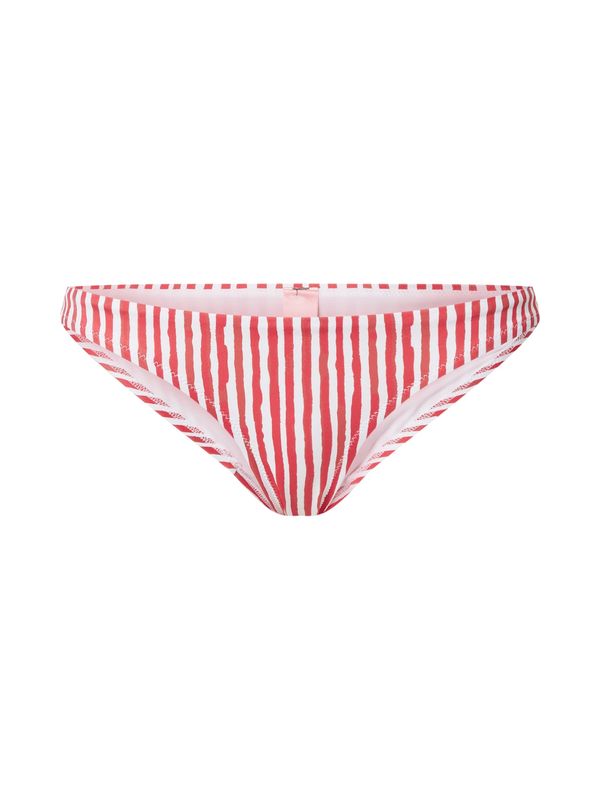 Hunkemöller Hunkemöller Bikini hlačke 'Julia'  rdeča / bela