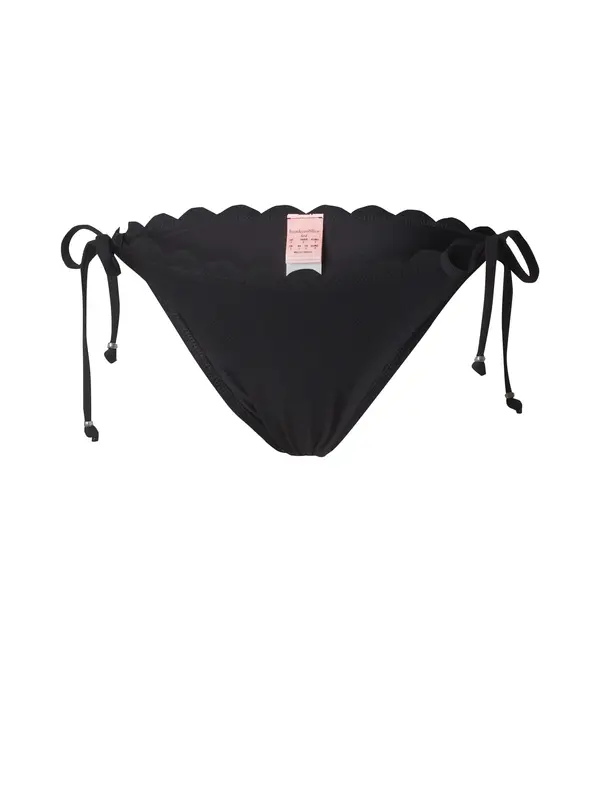 Hunkemöller Hunkemöller Bikini hlačke 'Scallop'  črna